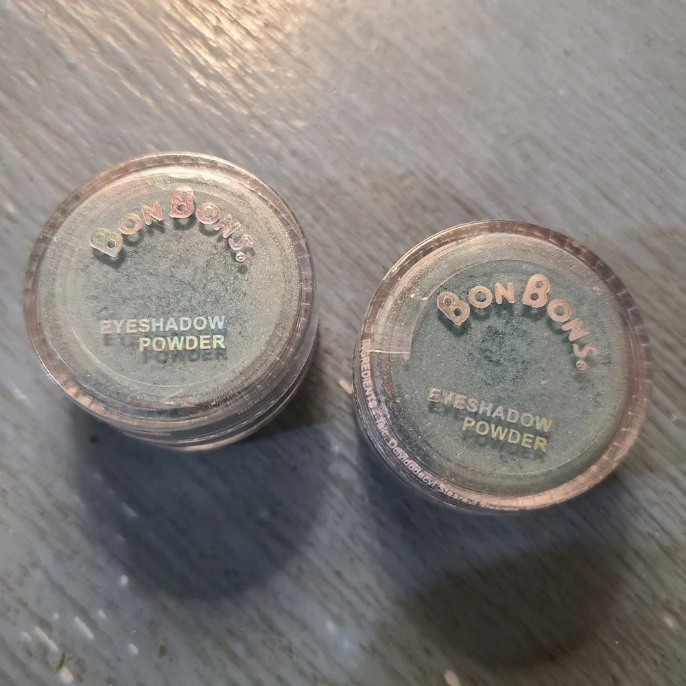 BON BONS Eyeshadow Powder 044 Teal Shimmer Loose‎ Pigment Two Pots New